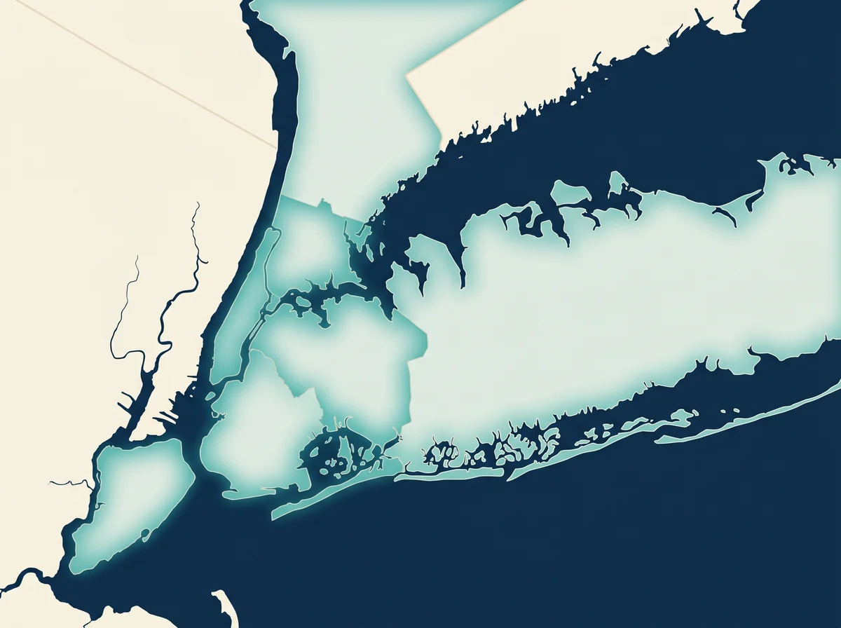 Coverage map: Dr V house calls cover all five NYC boroughs plus Long Island and Westchester